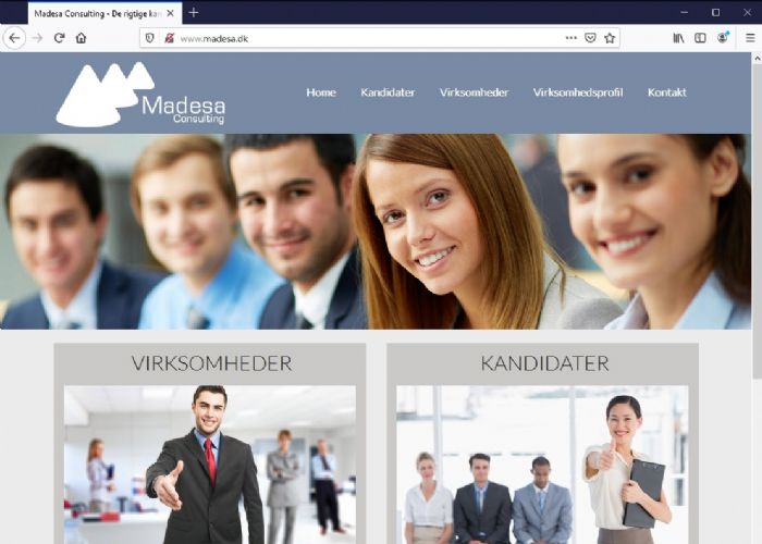 Madesa Consulting Hjemmeside, CMS og hosting.