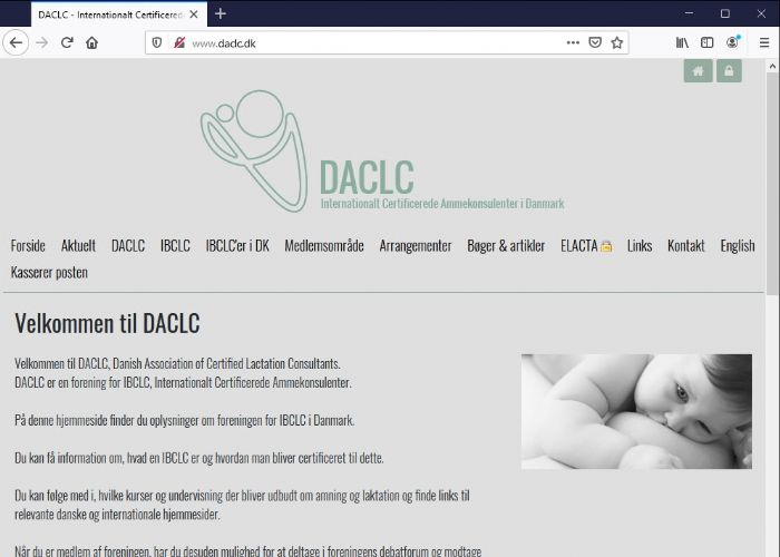 DACLC Hjemmeside, CMS og hosting