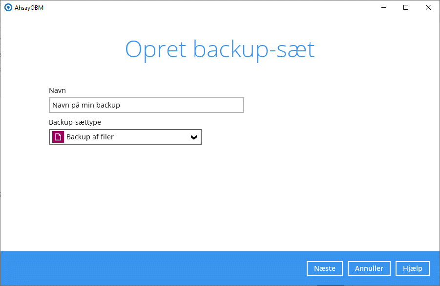 Navngiv din backup